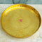 Brass Plate Thali, Brass Plate for dinner, Dish Hammered Design, Homeware Hotelware, Dinnerware, Serveware, Diameter 12 Inch