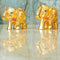 Brass Coloured Elephant Showpiece for Home Decor, Table Decor