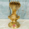 Brass Antic Mahadev Shiva Lingam with 5 Head Snake, Puja Item