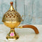 Brass Incense Burner with Handle, Brass Loban Burner, Brass Sambrani Dhoop, Brass Dhoop Dani with Lid