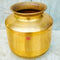 Brass water Pot, Brass Ghada, Pooja Kalash for Ceremonies