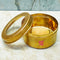 Brass Box, Masala Box, Stroge box, Dabba, Gift Item (Dia 4 Inches)