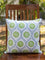 Primrose Block Printed Cotton Cushion Cover - 16 Inch
