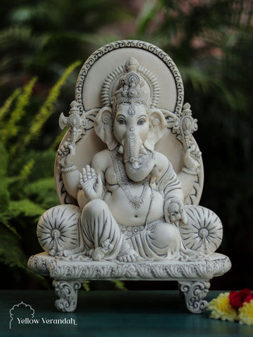 Marble Dust Sculpture - Ganesha