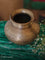 Vintage Brass Carving Pot