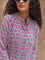 Bhavya Floral Printed Slub Shirt