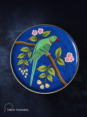 Pichwai Handpainted Wall Plate - 8"