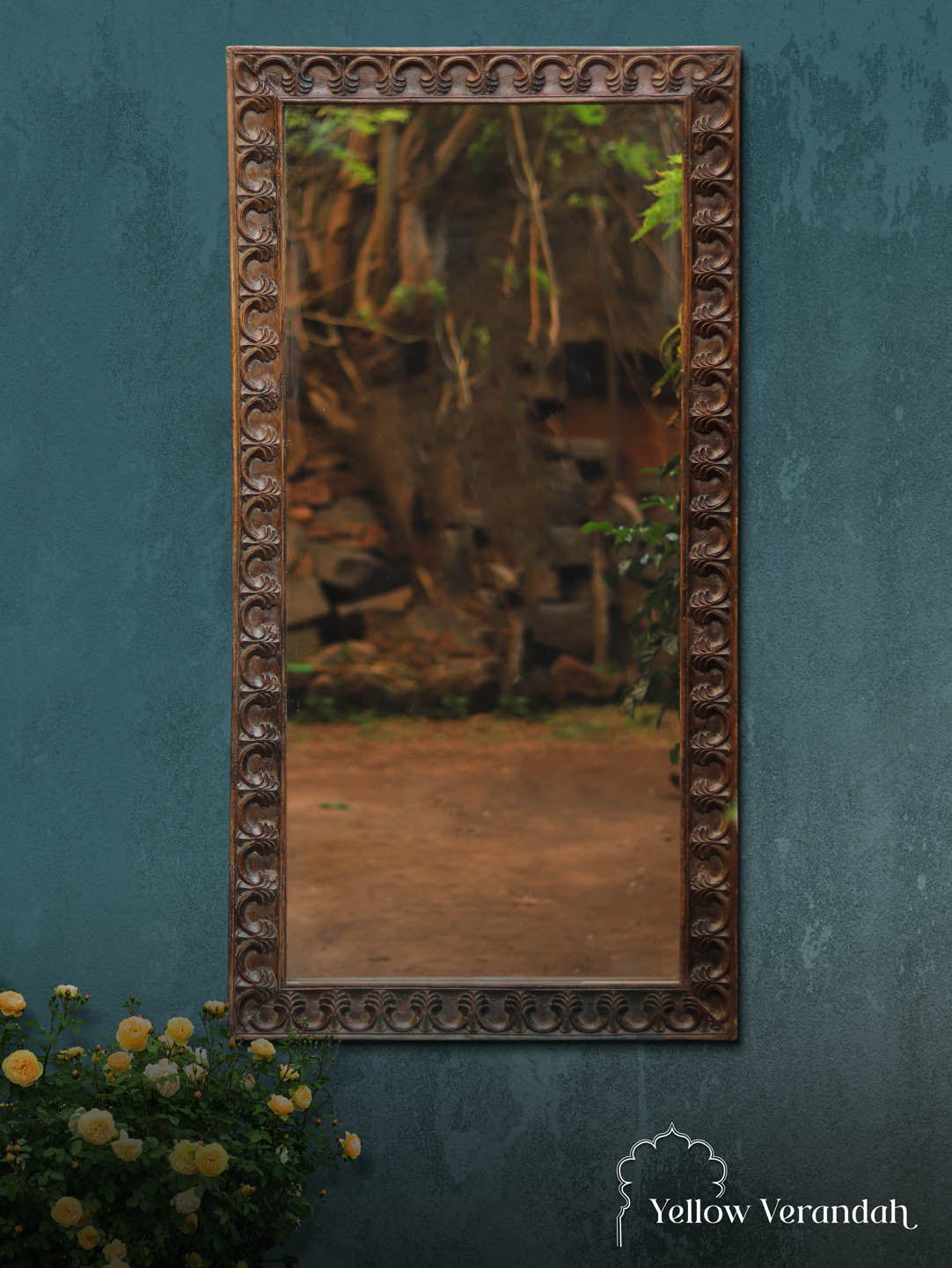 Wooden Carving Mirror