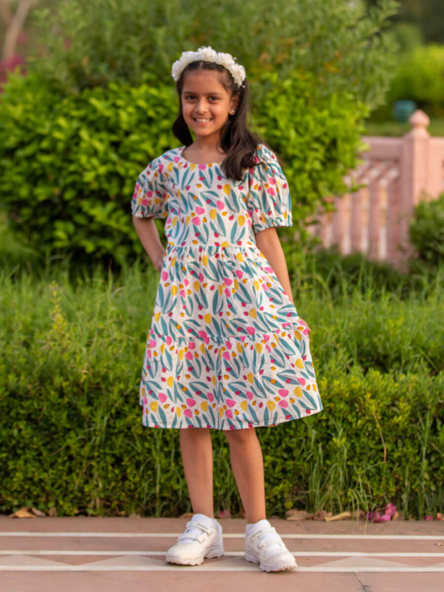 Kulfi Organic Cotton Tip-up Dress