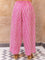 Blush Pink Hand Block Printed Palazzo Pants