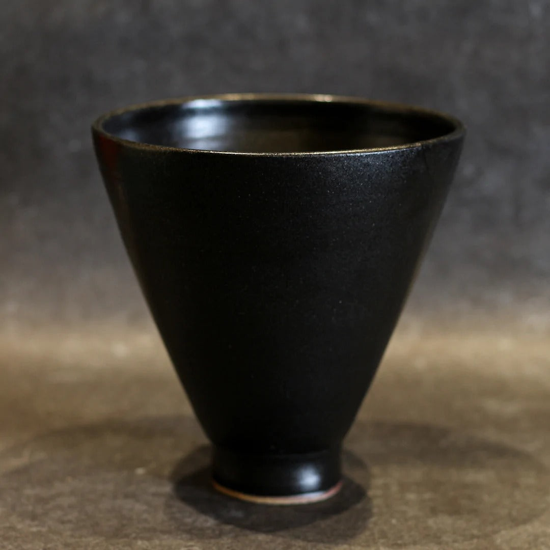 Stoneware - Cone Bowl - Black