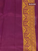 Semi dupion saree purple and with thread woven buttas and thread woven border