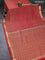 Mysore silk saree red with allover zari woven brocade weaves and zari woven border