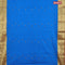 Bengal cotton saree cs blue and rust shade with thread woven buttas and zari woven border without blouse