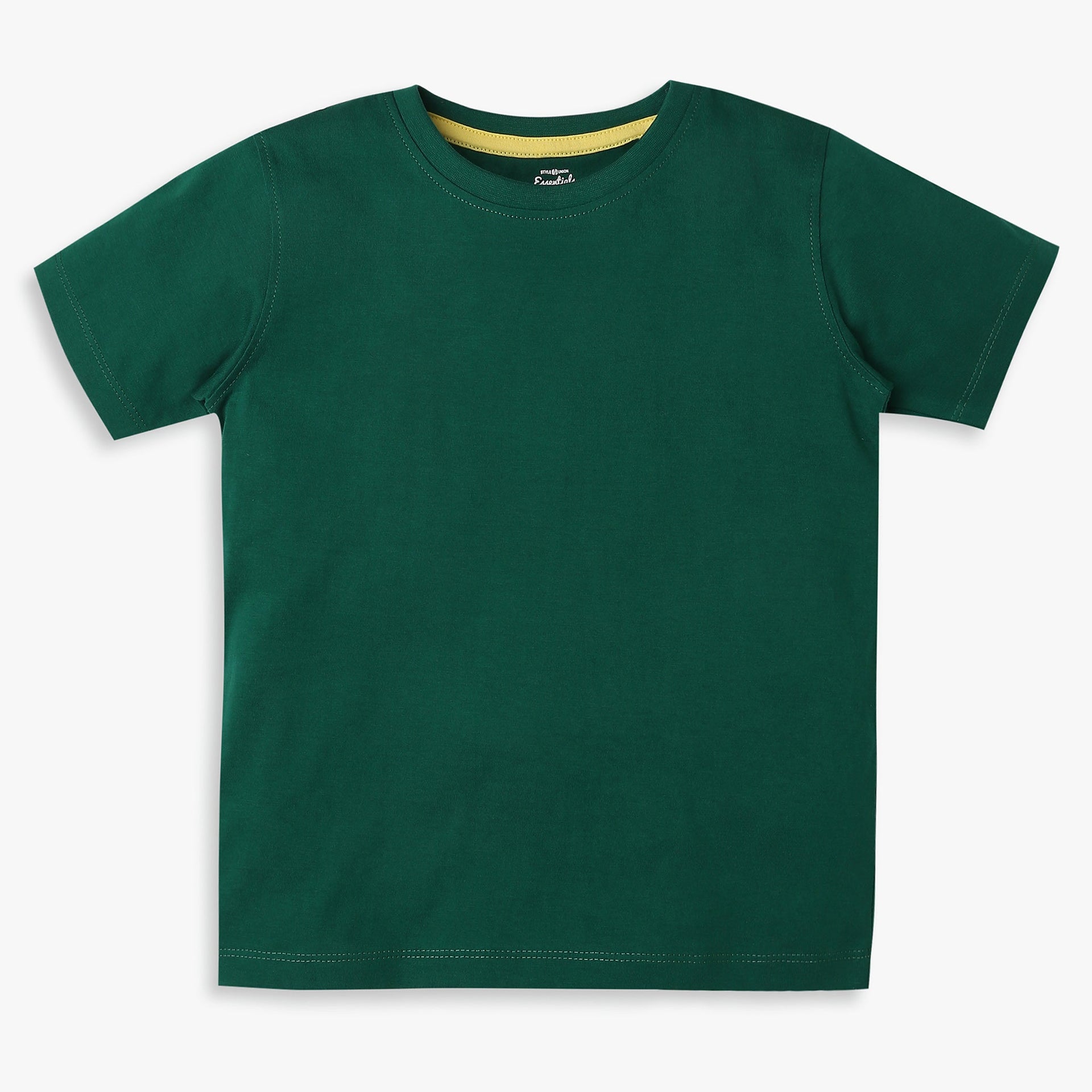 Boy'S Regular Fit Solid T-Shirt
