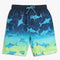 Boys Comfort Fit Printed Mid Rise Shorts