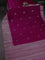 Banarasi poona silk saree dark pink and light pink with silver zari woven buttas and rich zari woven border