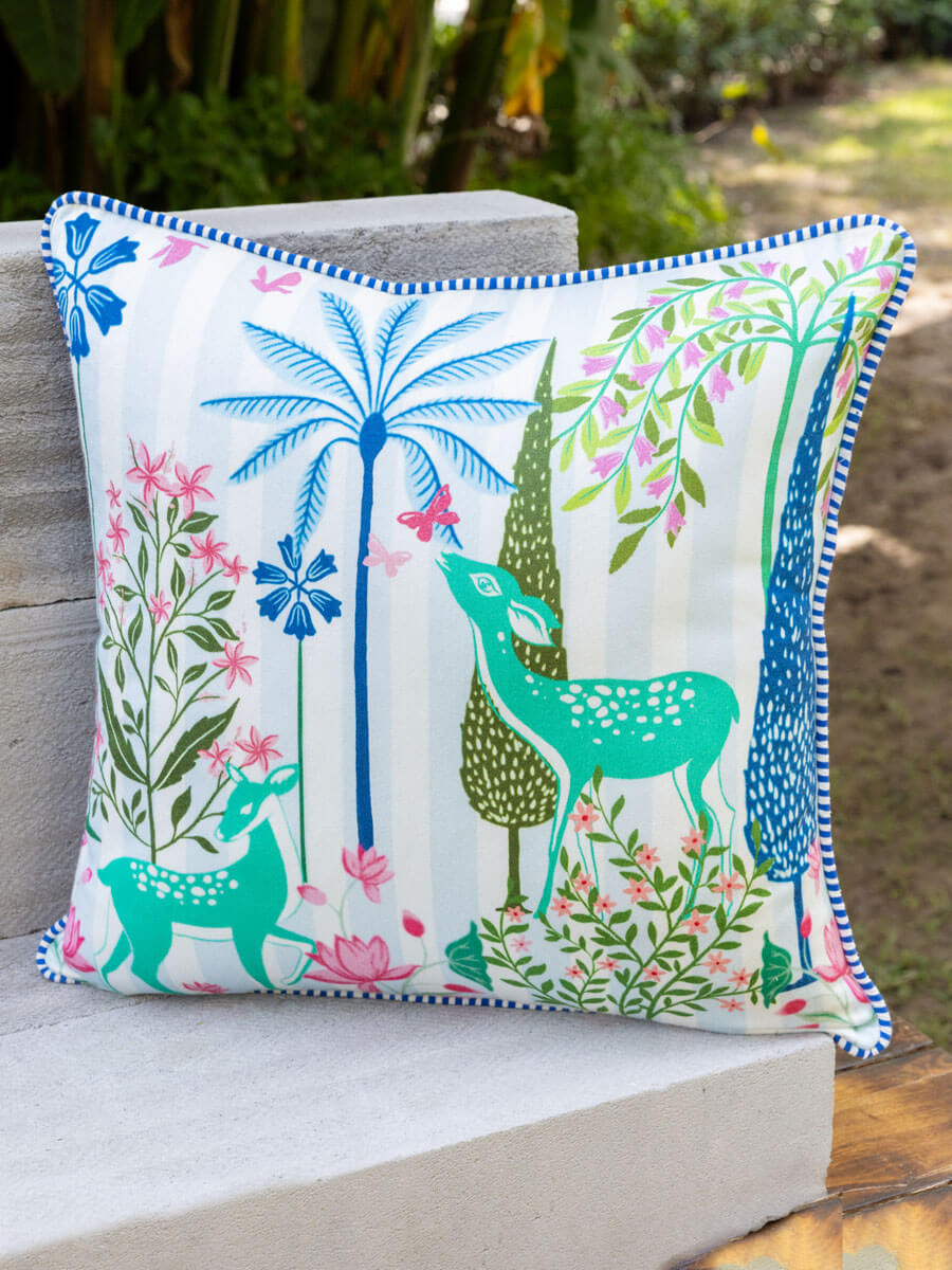 Kasturi Cotton Cushion Cover - 18 Inch