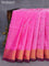 Pure uppada silk saree pink and deep jamun shade with allover thread woven geometric buttas and zari woven border