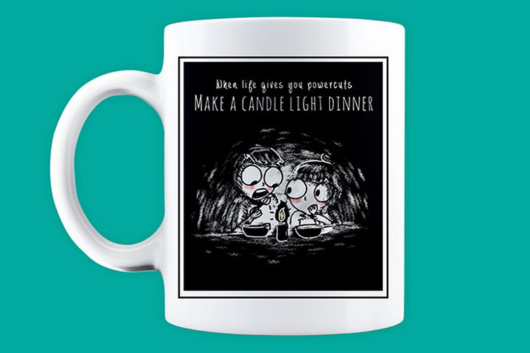 Love is candlelight dinner Mug