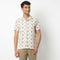 Camp Collar Half Sleeve Relaxed Fit Cuban Printed Shirt