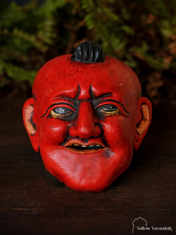 Himalayan Wooden Protecting Mask