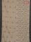 Bengal soft cotton saree beige and black with allover weaves and simple border