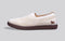 Casual Ease Slip Ons : Ivory Brown
