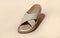 Ethnic Cross Strap Sandals : Beige