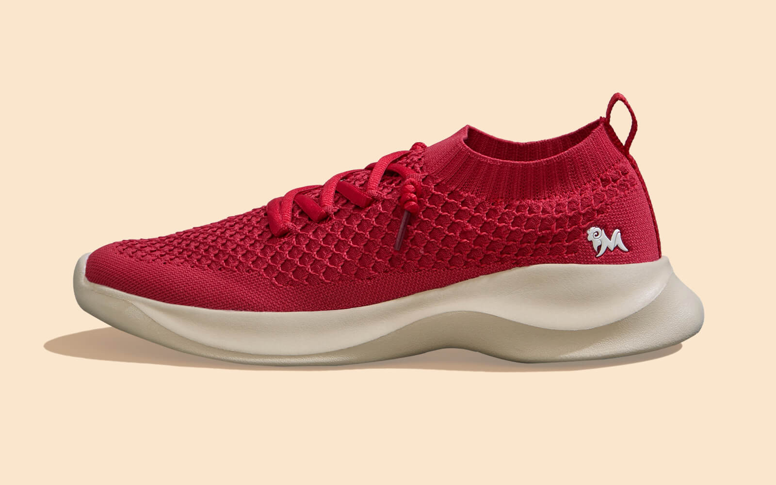 Knit Gliders For Women : Red