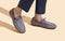 ReLive Knit Boat Loafers : Grey