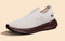 Knit Trainers For Men : Ivory Brown