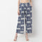 Abstract Print High Rise Straight Fit Culottes