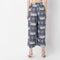 Abstract Print High Rise Straight Fit Culottes