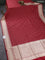 Banarasi uppada silk saree red with allover zari woven buttas and zari woven border