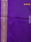 Banarasi uppada silk saree purple with allover silver & gold zari woven floral brocade weaves and zari woven border