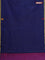 Arani semi silk saree dark blue and dual shade of maroon with thread woven buttas and piping border