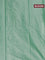 Arani semi silk saree pastel green with allover thread weaves in borderless style