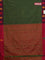 Arani semi silk saree sap green and pink with thread woven buttas and thread woven butta border