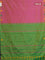 Arani semi silk saree dual shade of pink and green with thread woven buttas and thread woven butta border