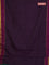Arani semi silk saree deep purple and green with allover thread weaves and rettapet zari woven border`