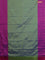 Arani semi silk saree dual shade of green and purple with allover copper zari weaves and zari checked border
