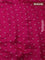 Chiniya silk saree pink with allover bandhani prints