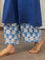 Blue Lily Cotton Palazzo Pants