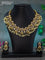 Antique guttapusalu necklace with kemp & cz stones and pearl hangings