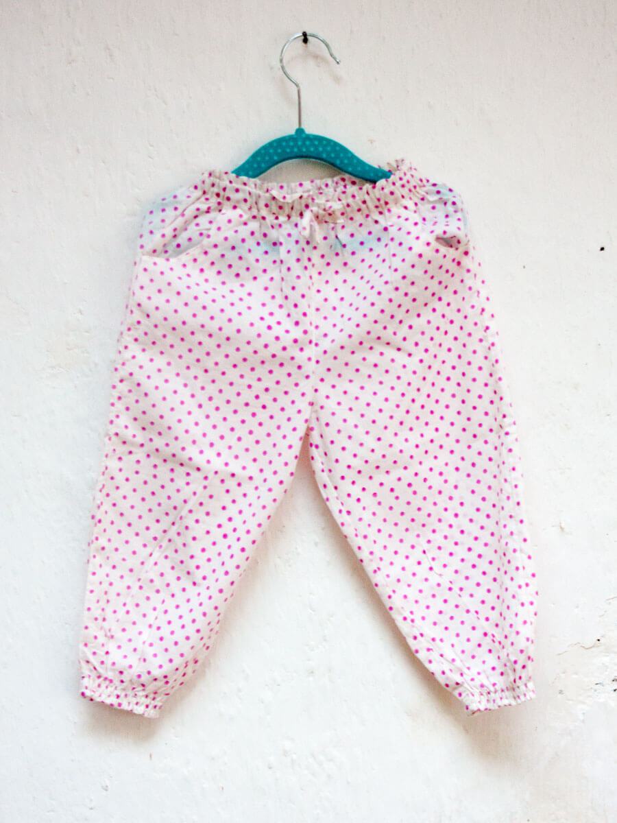 Pink Polka Organic Cotton Comfort Pants