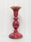 Pink Sapphire Wooden Carved Candle Stand