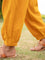 Solid Yellow Slub Lantern Pants