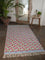 Fruits of Paradise Block Printed Cotton Dhurrie Rug