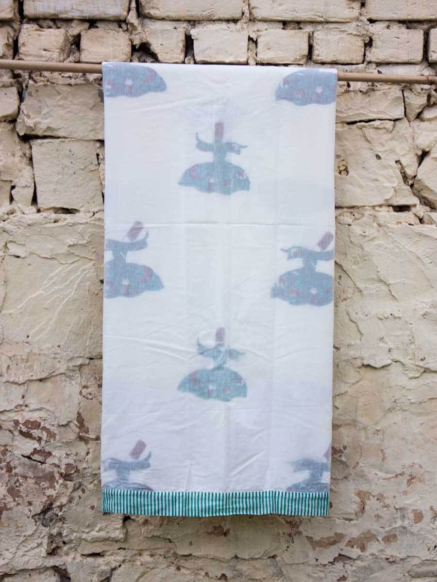Mahtab Block Printed Muslin Dohar